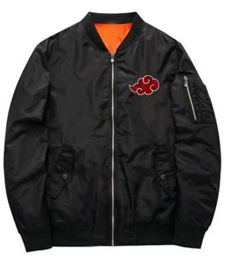 Akatsuki Itachi Bomber Satin Jacket