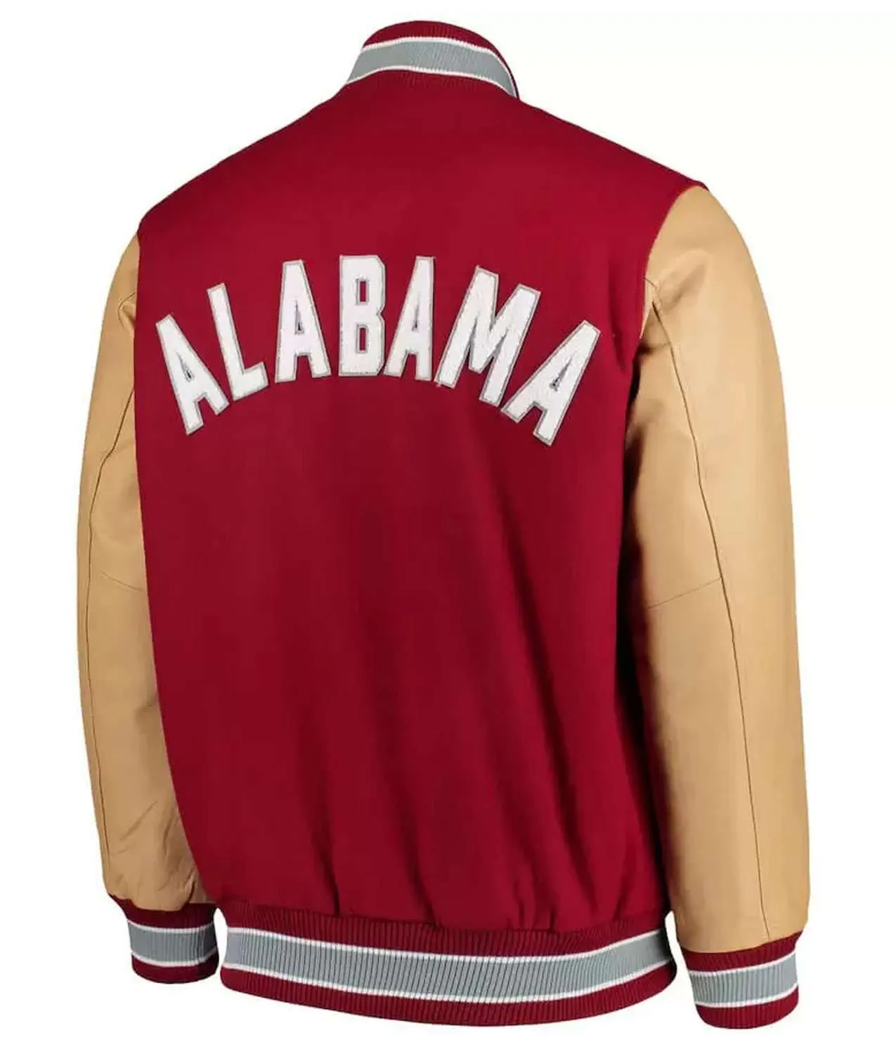 Alabama Crimson Tide Red Varsity Jacket - Image 2