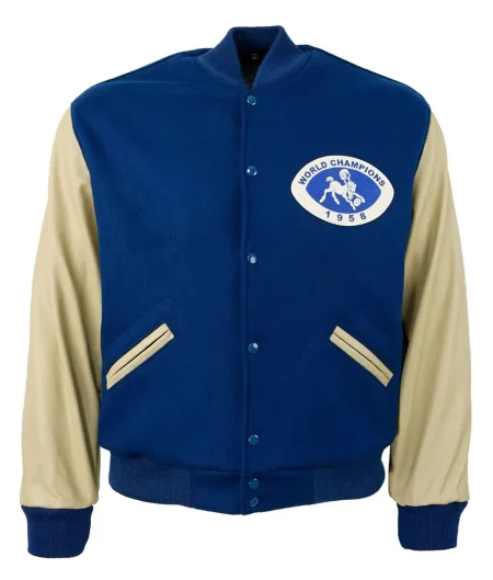 1958 Baltimore Colts Varsity Royal Blue Jacket