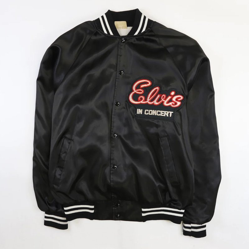 Elvis Presley Concert Bomber Satin Jacket