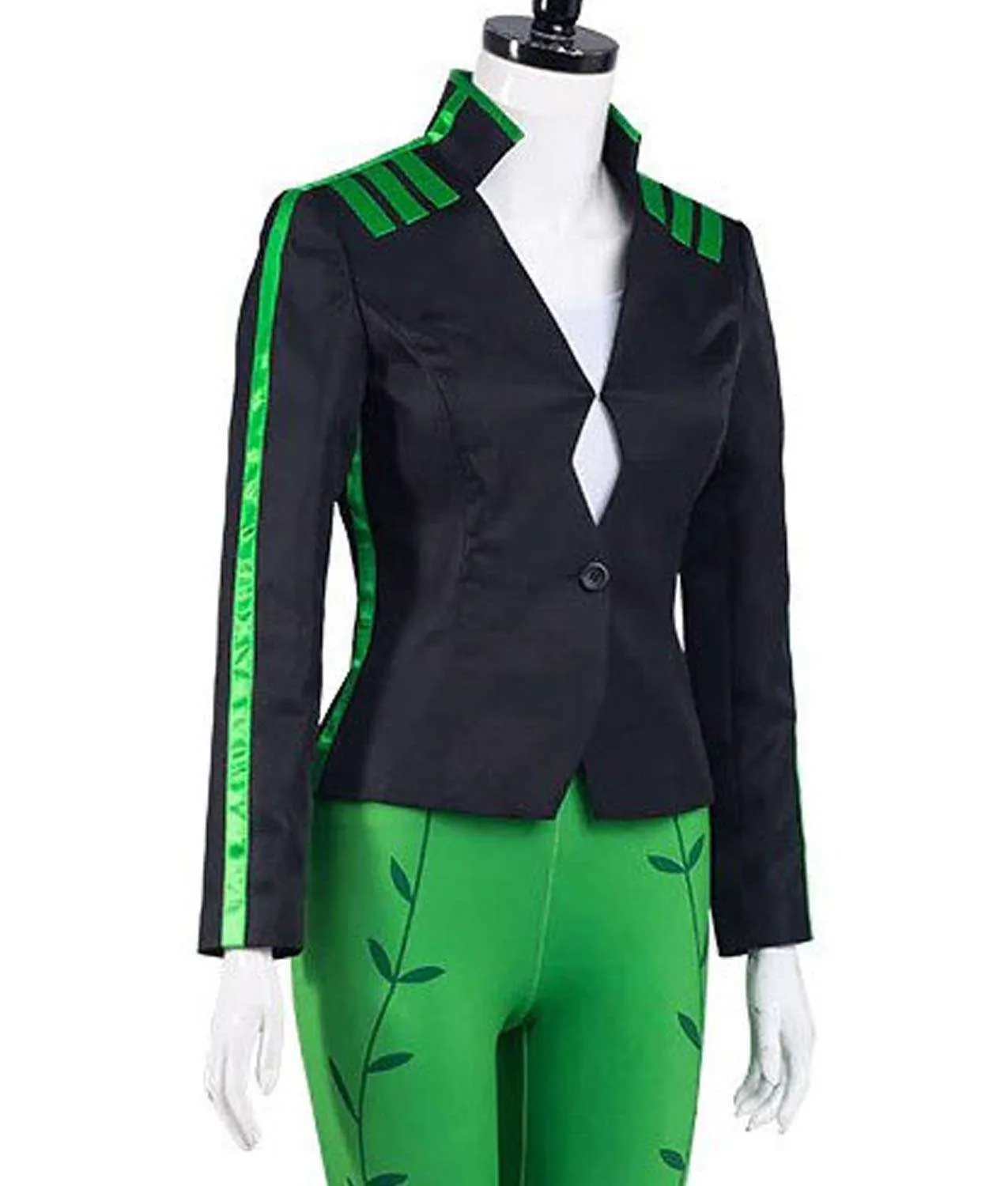 Poison Ivy Harley Quinn Leather Jacket - Image 10