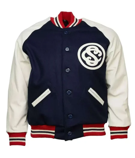 NY Cuban 1927 Varsity Blue and White Jacket