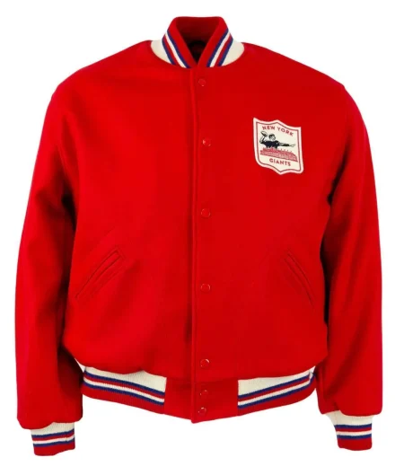 NY Giants 1961 Varsity Red Wool Jacket