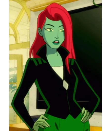 Poison Ivy Harley Quinn Leather Jacket
