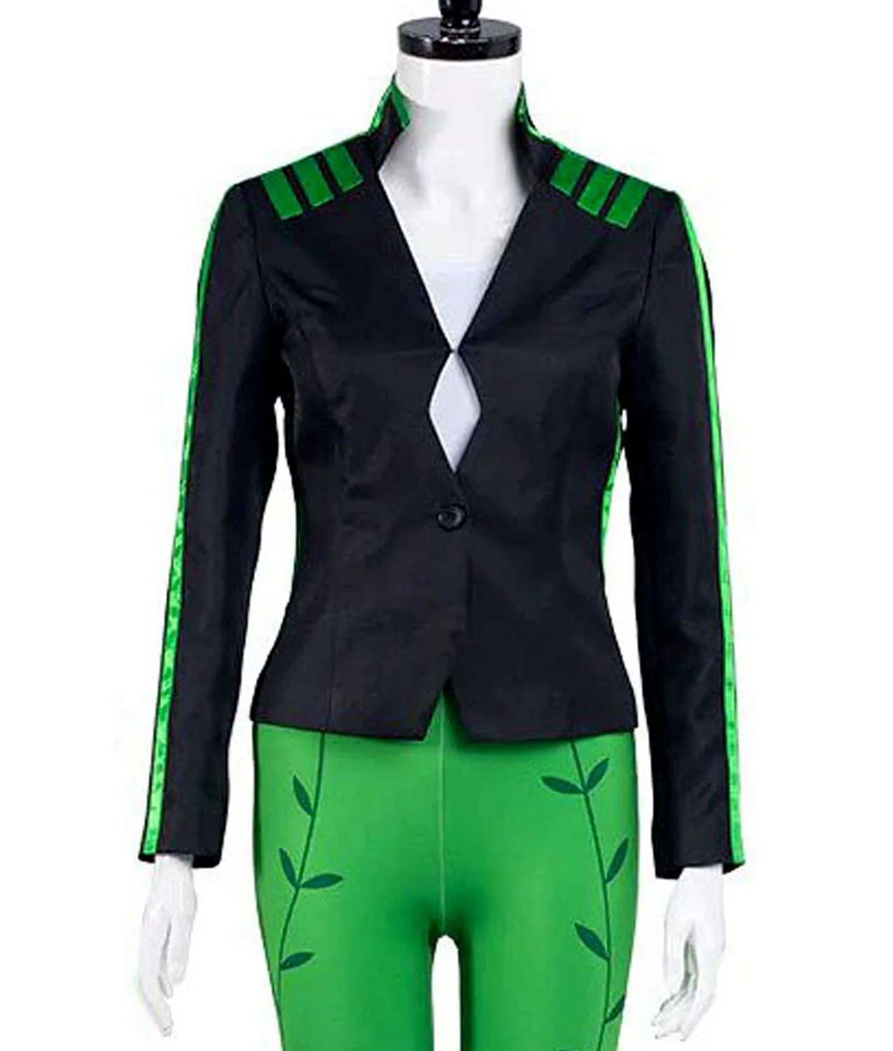 Poison Ivy Harley Quinn Leather Jacket - Image 9