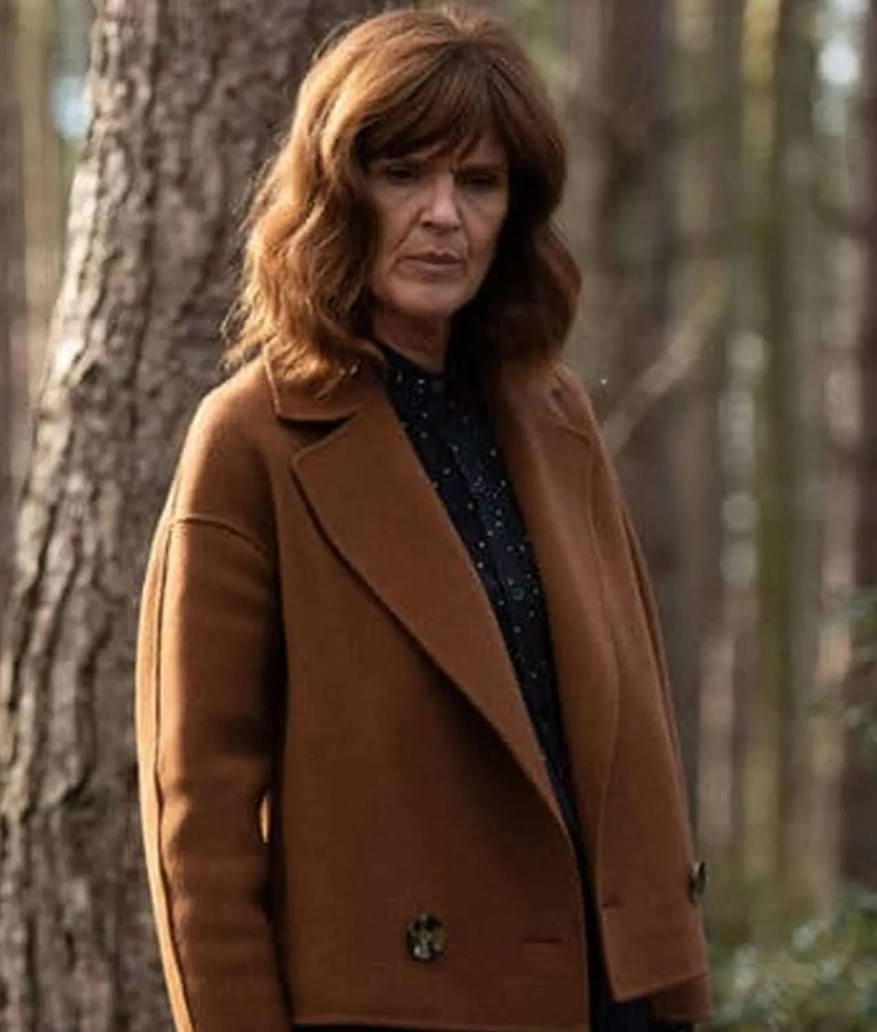 The Stranger Siobhan Finneran Brown Jacket - Image 3