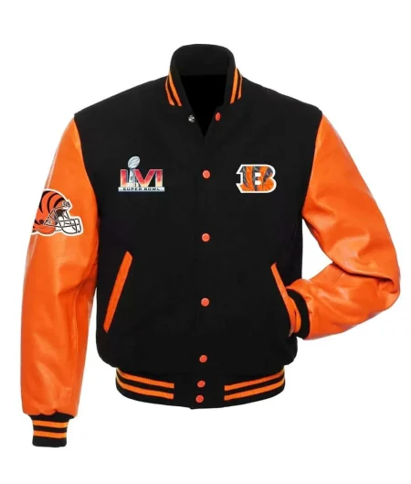 Cincinnati Bengals Super Bowl LVI Varsity Jacket