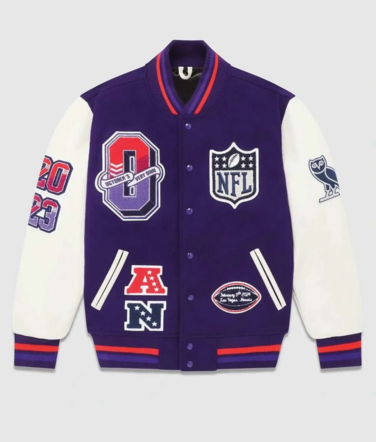 OVO Super Bowl LVIII Varsity Jacket
