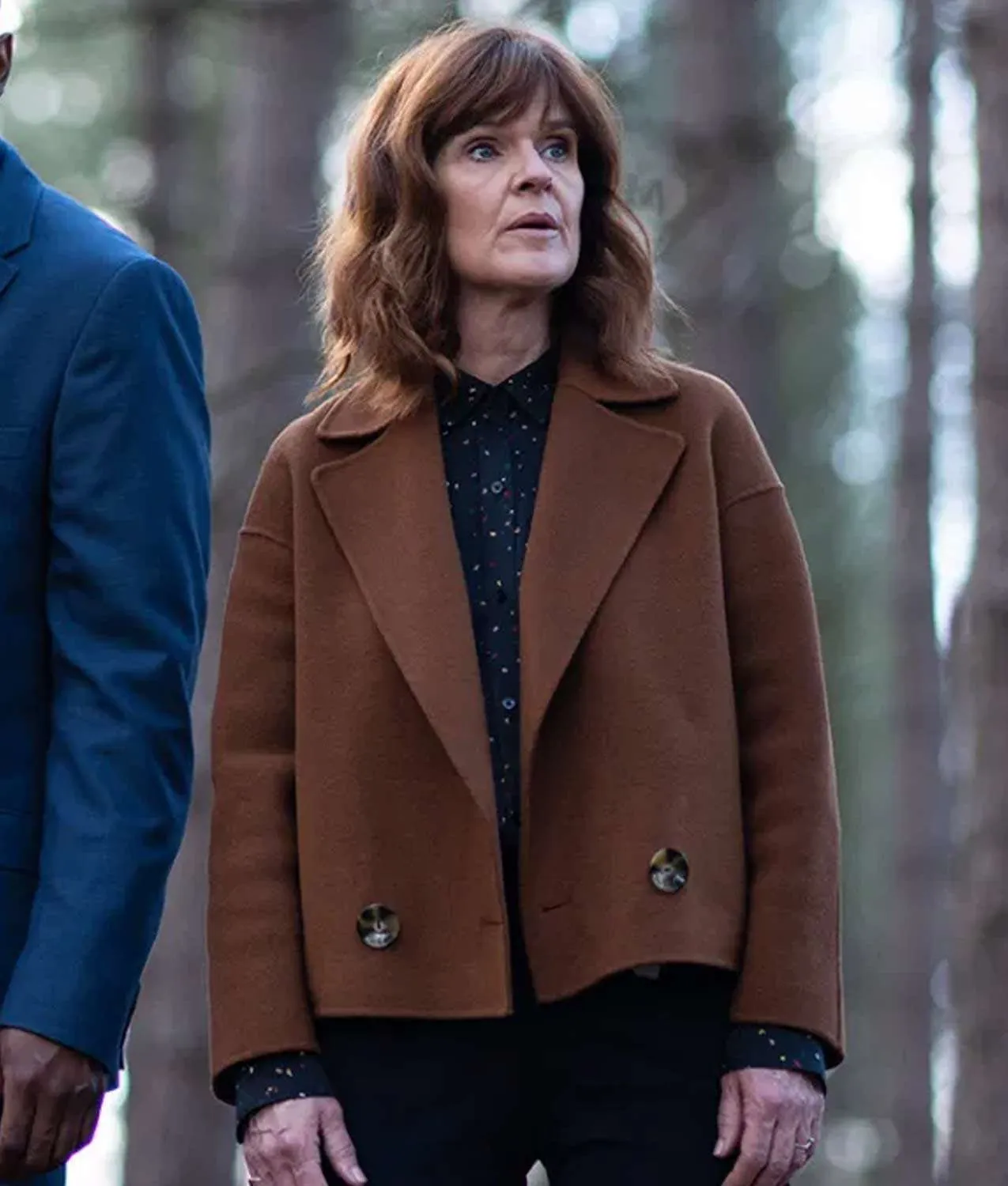 The Stranger Siobhan Finneran Brown Jacket
