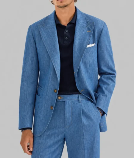 Alexander Zverev Blue Denim Blazer