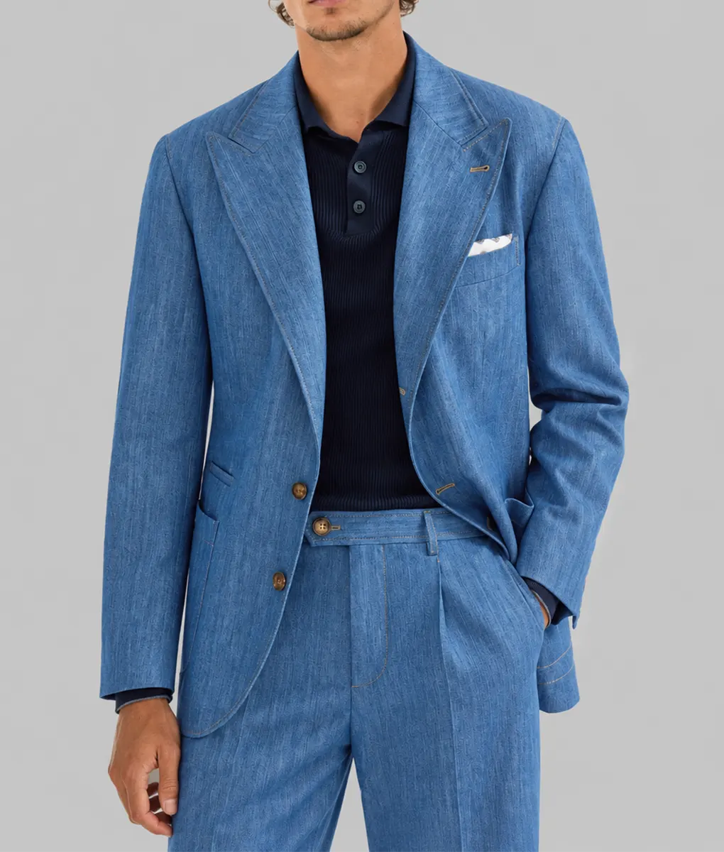 Alexander Zverev Blue Denim Blazer