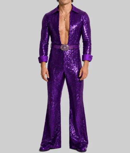 Benson Sequin Purple Jumpsuit