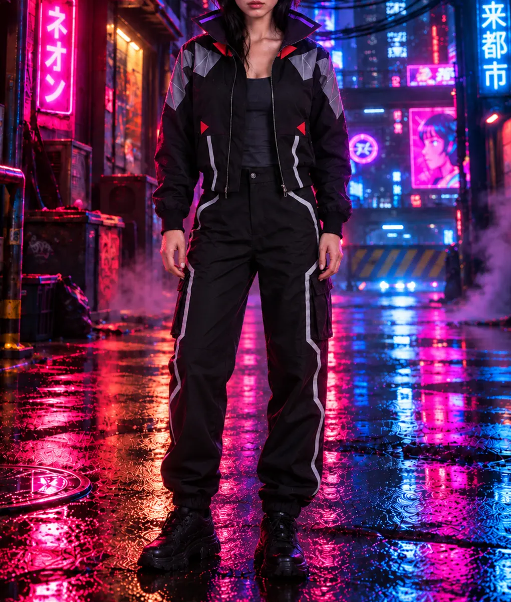 Cyberpunk Edgerunners Talia Yang Track Suit - Image 4