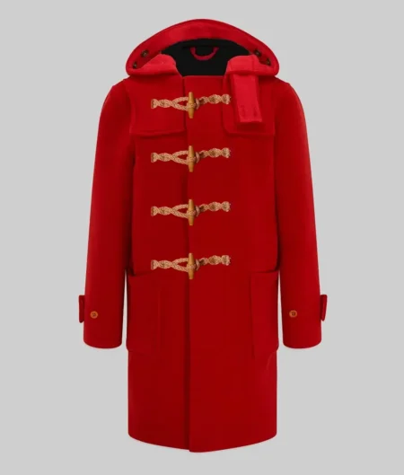 Man With The Bag Arnold Schwarzenegger Hooded Duffle Coat
