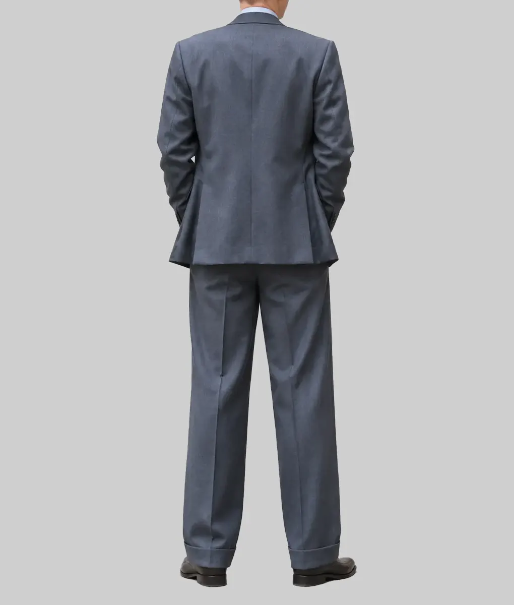 Mens Classic Grey 2 Piece Suit - Image 3