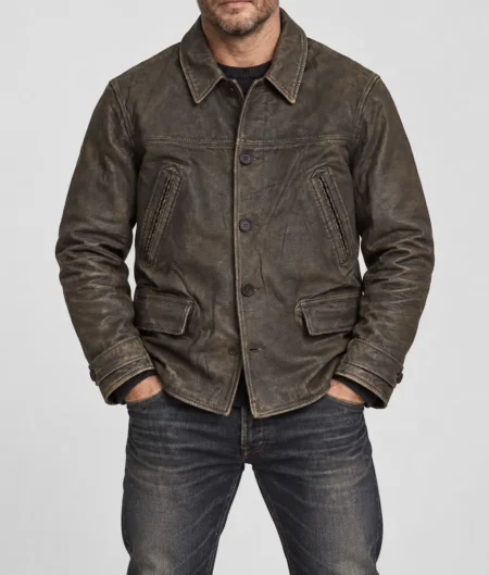 Mobland S02 Tom Hardy Leather Car Coat