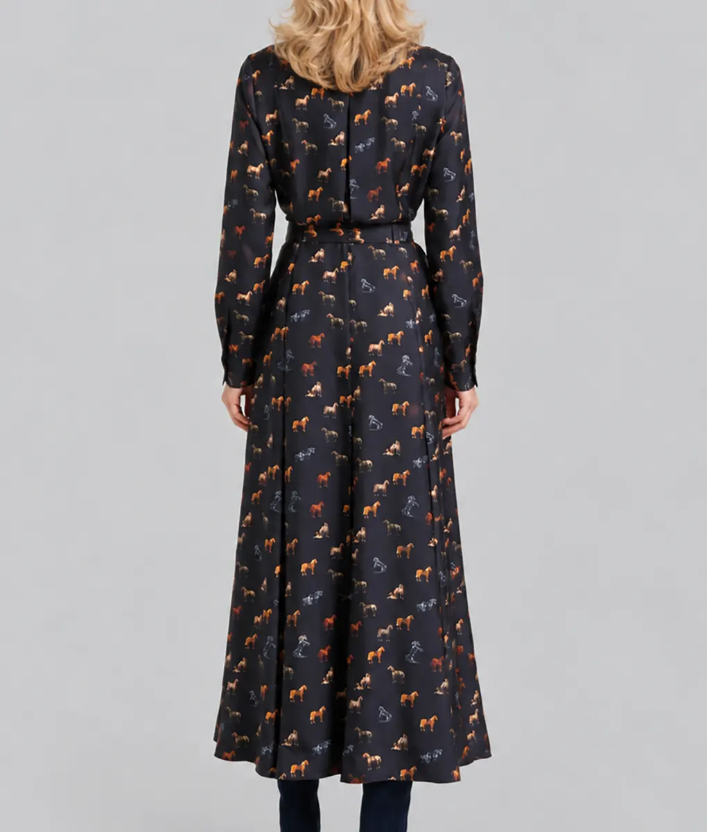 The Bold And The Beautiful Katherine Kelly Lang Horse Print Dress - Image 2