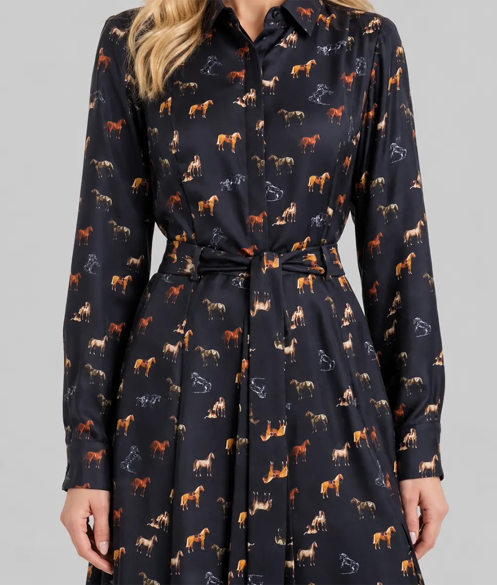 The Bold And The Beautiful Katherine Kelly Lang Horse Print Dress - Image 3