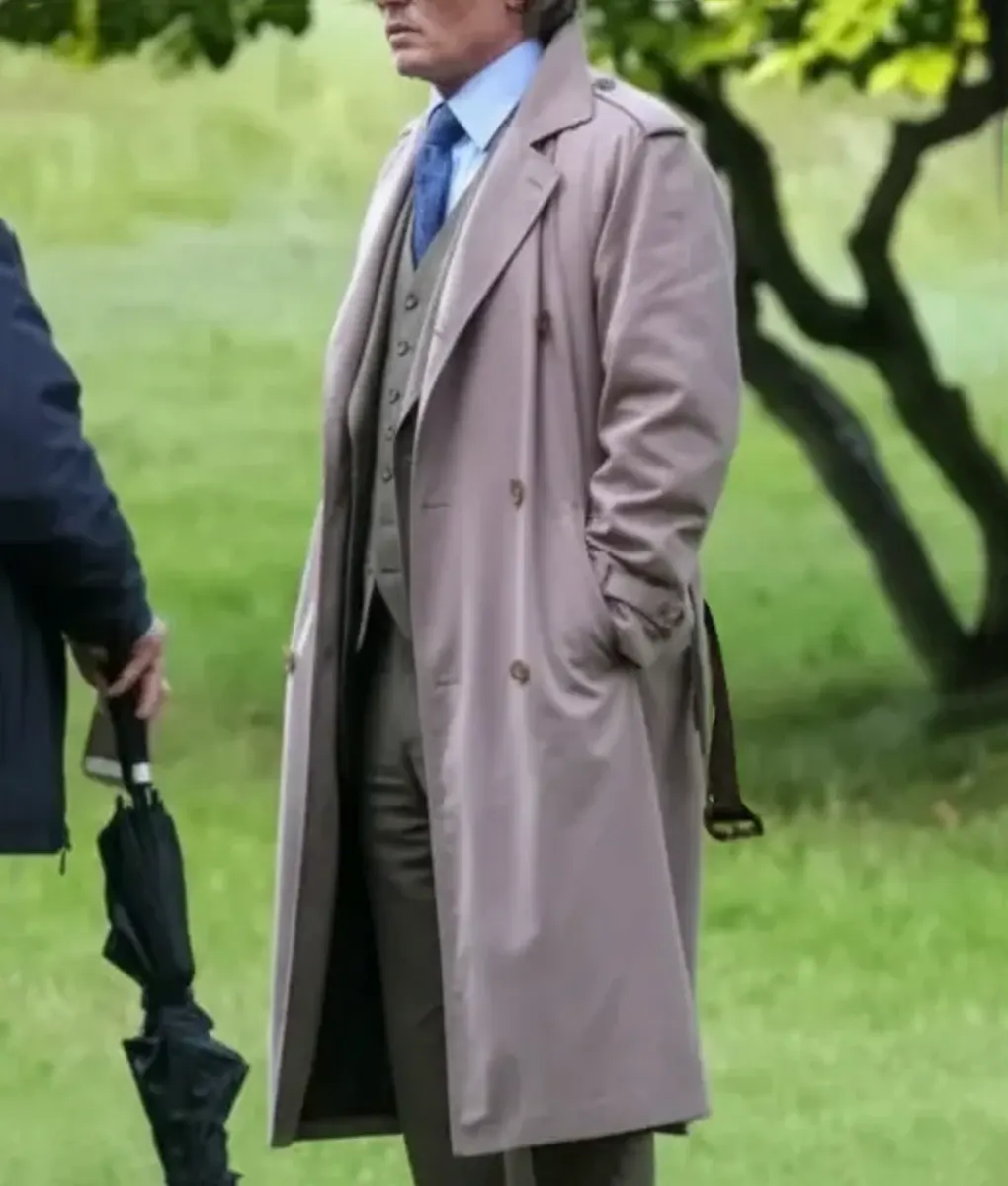 Wake Up Dead Man Daniel Craig Trench Coat - Image 2